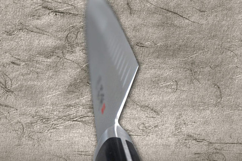 Fujiwara Kanefusa (SOUMA) Mo-Edelstahl Dimples Japanisches Chef-Gyuto-Messer 240mm
